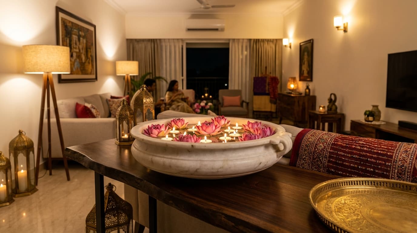 Stone Urlis: The Ancient Indian Tradition Elevating Modern Home Decor